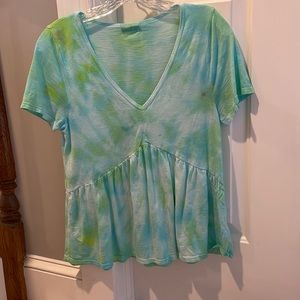 Anthropologie tee that I tie dyed size xs